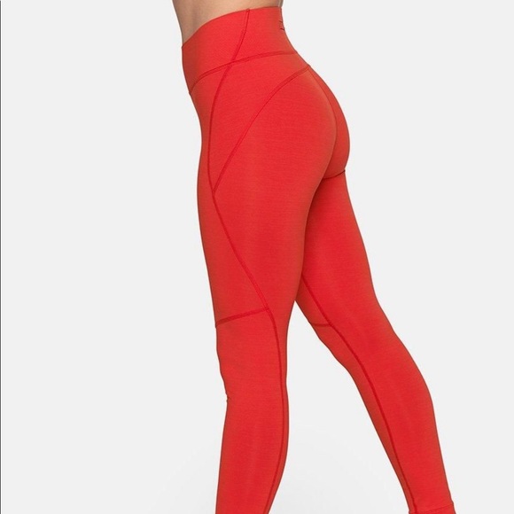 Red Outdoor voices TechSweat 7/8 Leggings - Picture 1 of 4